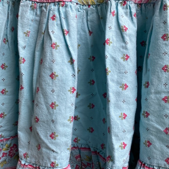 L’ Ensoleillade 100% cotton floral print tiered skirt - Picture 3 of 9